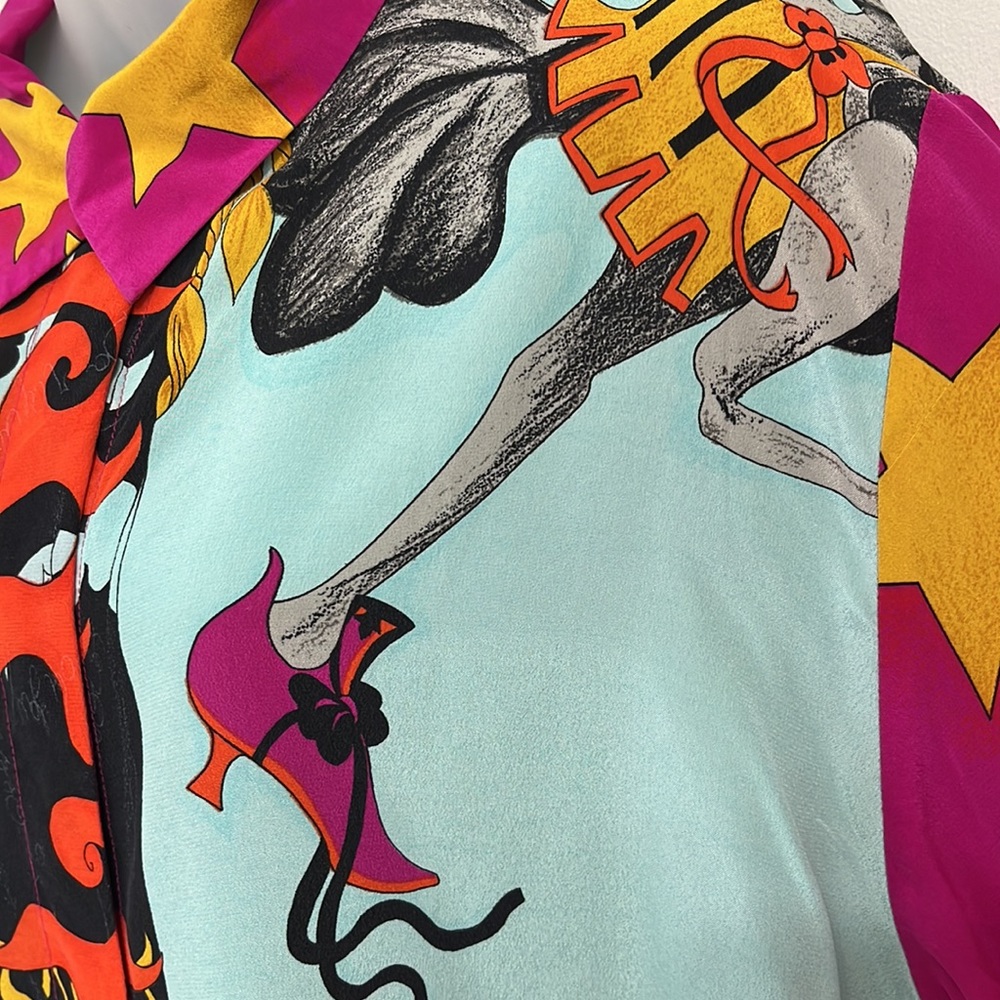 Laurèl by Escada vintage silk blouse - Picture 5 of 11